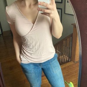 Blush pink express T-shirt